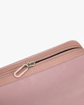 zíper cursor prateado abertura suave necessaire aurora resistente durável centenas viagens necessaire feminina premium qualidade