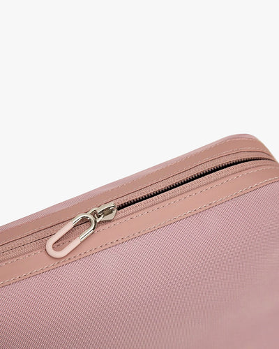 zíper cursor prateado abertura suave necessaire aurora resistente durável centenas viagens necessaire feminina premium qualidade