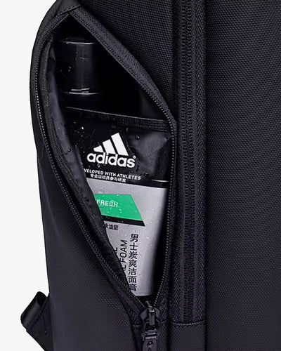 mochila gran turismo lateral preta poliéster 1680d hydroshield impermeável anti-riscos design minimalista robusto mochila executiva premium masculina