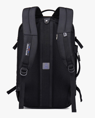 costas pack-r painel acolchoado respirável ventilação alças ajustáveis reforçadas distribuição peso equilibrada viagem longa conforto real não cansa