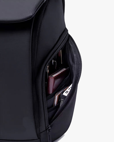 bolso lateral impermeável hydroshield mochila versalles zíper resistente documentos carregador cabo itens sensíveis umidade acesso lateral sem abrir mochila