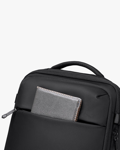 bolso externo mochila air vacuum acesso rápido celular documentos viagem praticidade executivo bolso frontal prático