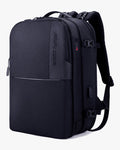 mochila pasta executiva 2 em 1 compact-mac levatte preta 50 litros notebook 17 flexmode alcas removíveis usb expansível poliéster 1680d masculina premium qualidade top