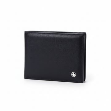 Carteira Masculina de Couro Slim Lisa MontWoven