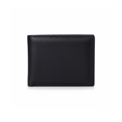 Carteira Masculina de Couro Slim Lisa MontWoven