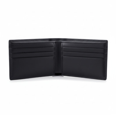 Carteira Masculina de Couro Slim Lisa MontWoven