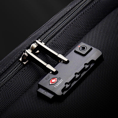 trava tsa senha padrão internacional mochila ezotc-x aeroporto segurança total aprovado autoridades aviação mundial voo sem preocupação cadeado numérico