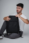 mochila drifter especificações técnicas 50x30x20 40 litros 1.1kg poliéster 1680d hydroshield safevision openflat safecore ykk travelfit notebook 15.6 levatte ficha técnica