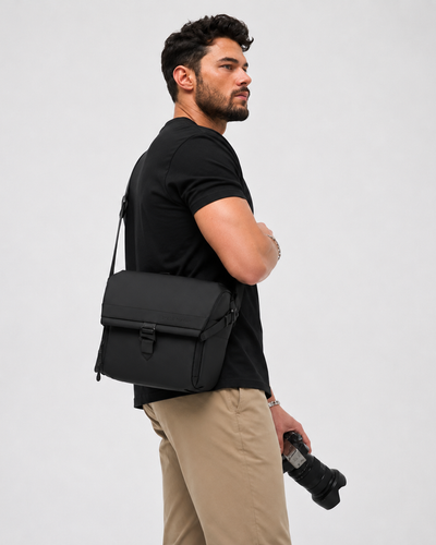 Bolsa Transversal Shoulder Bag Para Câmera Fotográfica e Lentes Modelo L-Device