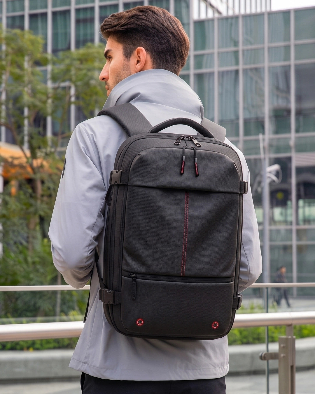 Mochila De Viagem Com Sucção a Vácuo e Bomba De Ar Modelo Air Lite