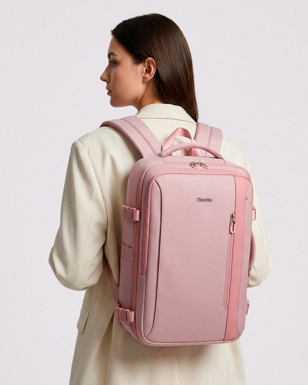 Mochila Para Notebook 15,6" Executiva Para Viagem Modelo Bella
