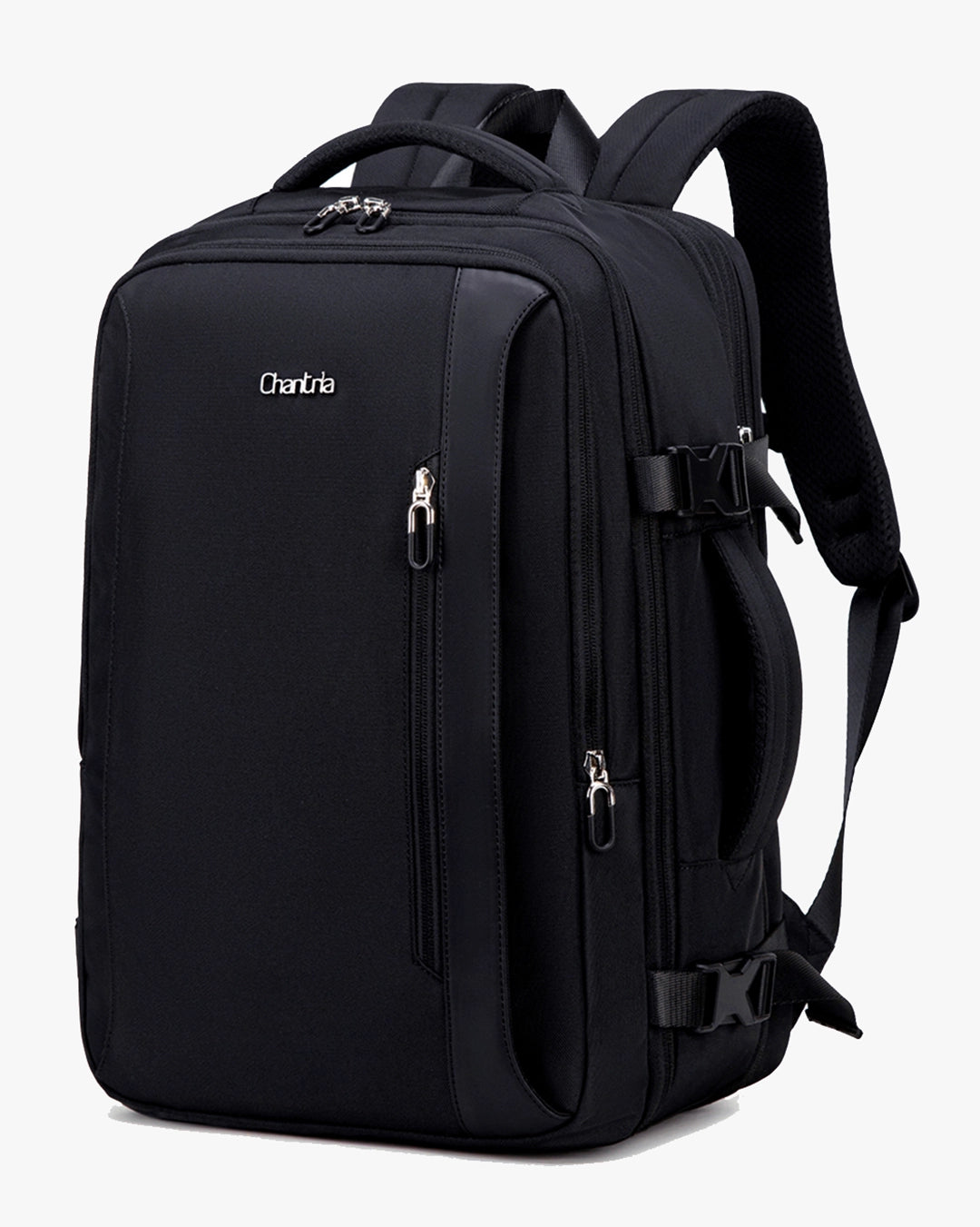 mochila feminina bella levatte rosa 50 litros expansível notebook 15.6 bagagem de mão viagem elegante nylon 1680d impermeável