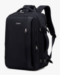 mochila feminina bella levatte rosa 50 litros expansível notebook 15.6 bagagem de mão viagem elegante nylon 1680d impermeável