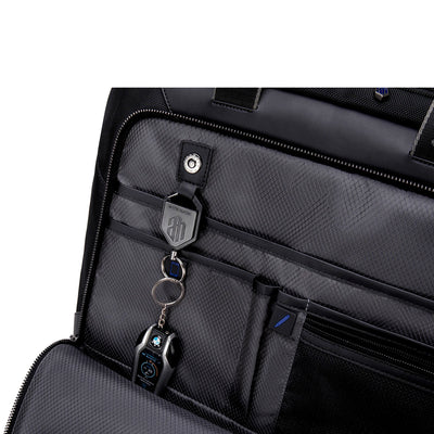 interior pasta postman-pro organizado divisórias celular canetas powerbank chaveiro documentos organização completa pasta executiva multifuncional tudo lugar certo acesso rápido