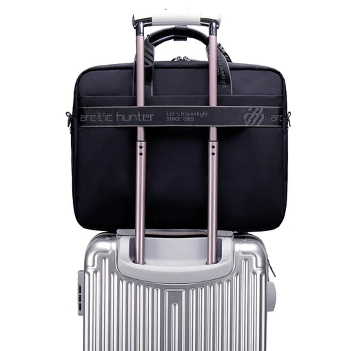 sistema acoplagem mala rodinhas pasta postman-pro cabo deslizante aeroporto terminal mãos livres viagem negócios pasta executiva viajante profissional carry-on