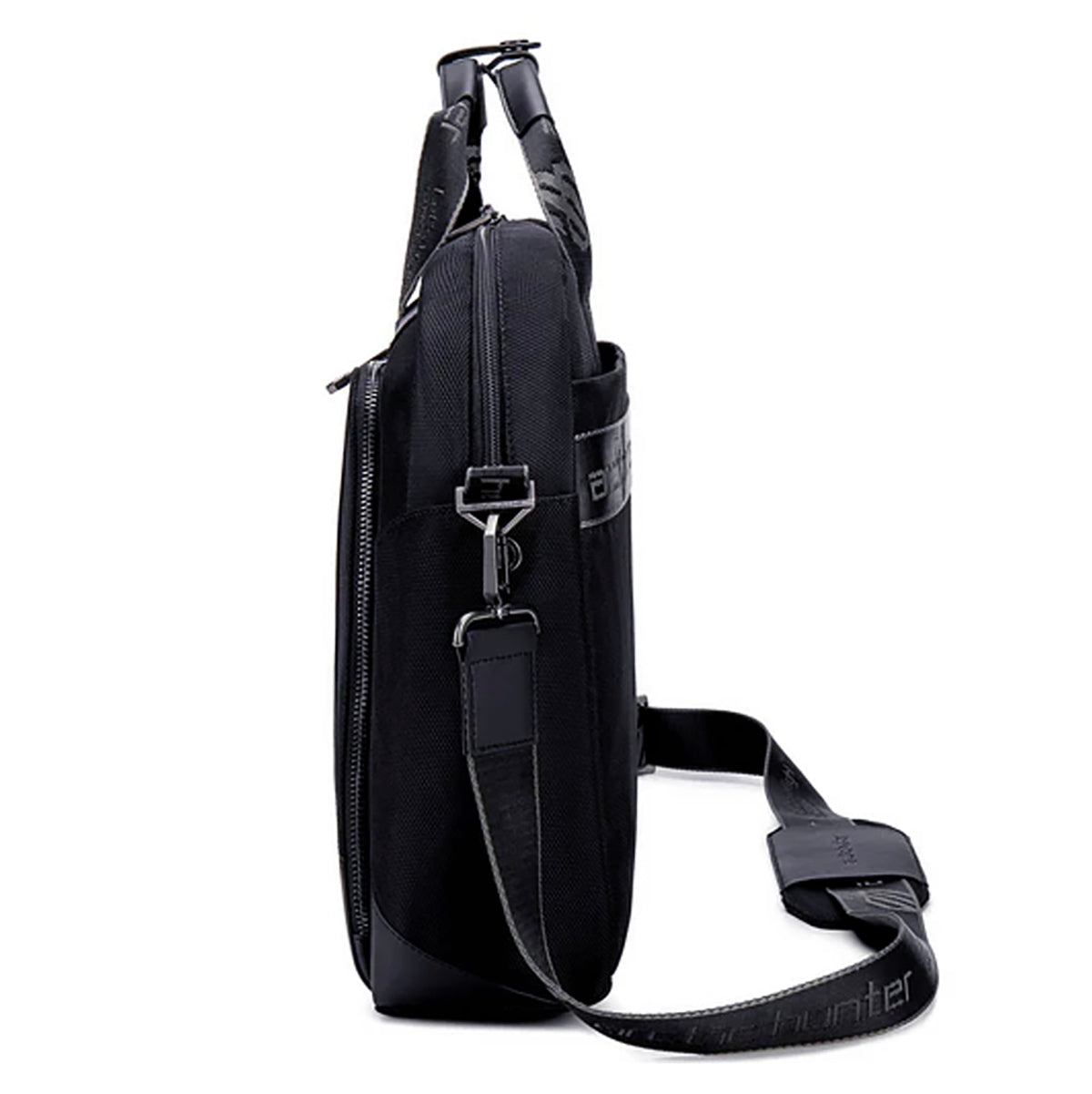 alça transversal ajustável removível pasta postman-pro uso ombro tiracolo deslocamento ergonômico pasta executiva versátil masculina corporativa confortável