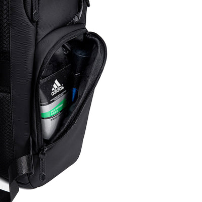 bolsos laterais zíper mochila urbanity garrafa 500ml guarda-chuva carregador seguro acesso sem abrir compartimento principal executiva masculina urbana