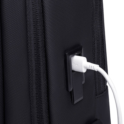 mochila executiva urbana compacter-x levatte preta notebook 15.6 material resistente acabamento impecável bem construída durável trabalho faculdade masculina premium corporativa elegante