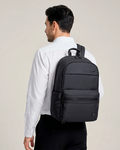 mochila slim executiva colden levatte preta 25 litros 0.8kg 9cm espessura notebook 15.6 poliéster premium resistente água leve discreta trabalho faculdade urbana minimalista não sente peso