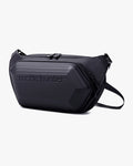 shoulder bag semi-rígida eva angular edge levatte preta 12 litros 0.7kg oxford impermeável antifurto traseiro escudo urbano masculina crossbody transversal minimalista premium
