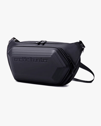 shoulder bag semi-rígida eva angular edge levatte preta 12 litros 0.7kg oxford impermeável antifurto traseiro escudo urbano masculina crossbody transversal minimalista premium