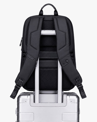 costas mochila eminence alças ergonômicas acolchoadas ajustáveis bolso antifurto traseiro oculto invisível inacessível terceiros posicionado painel costas passaporte documentos metrô aeroporto