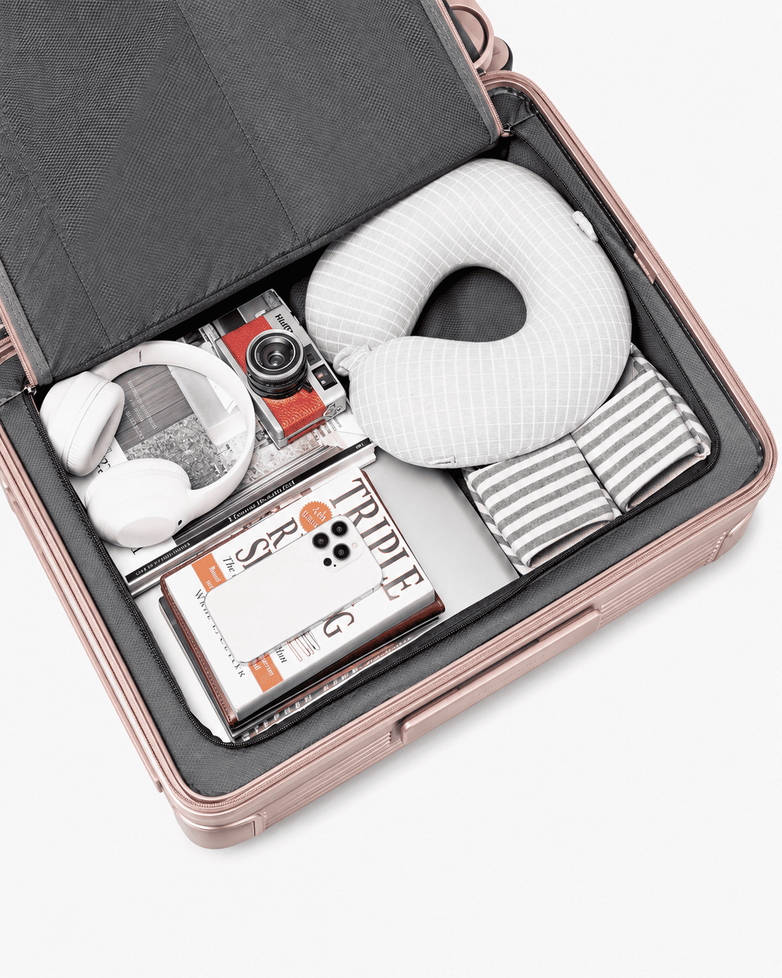 Conjunto de Malas de Viagem Tamanhos de Bordo Média e Grande para Avião Modelo Aurea