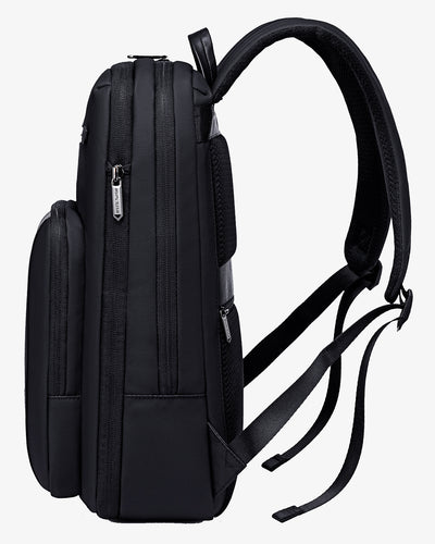 mochila vertex couro sintético poliéster 900D presença executiva mochila premium corporativa estilo sofisticado mochila de luxo executivo