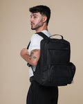 mochila executiva 3 em 1 defender levatte preta 30 litros poliéster 1680d notebook 15.6 2 shoulder bags inclusas antifurto trabalho viagem masculina qualidade premium sistema modular exclusivo