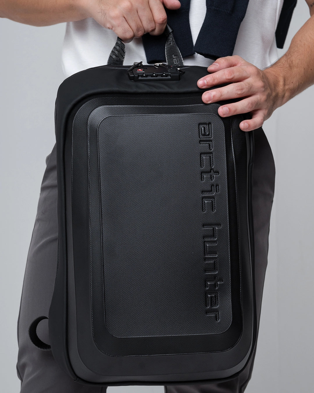 mochila pro hunter levatte lifestyle executivo masculino moderno trabalho viagem premium construída durar proteção real para rotinas intensas