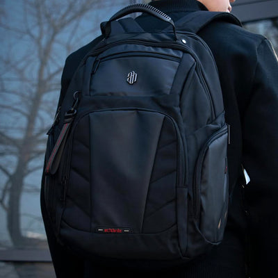 mochila executiva urbana polaris levatte preta notebook 15.6 material resistente alta qualidade design elegante masculina corporativa trabalho dia a dia profissional leve durável