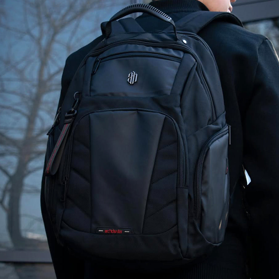 mochila executiva urbana polaris levatte preta notebook 15.6 material resistente alta qualidade design elegante masculina corporativa trabalho dia a dia profissional leve durável