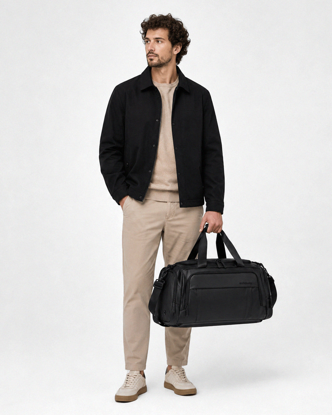 Mala de Mão 3 em 1 Bolsa de Viagem e Mochila Modelo Nomad
