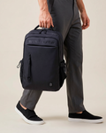 mochila executiva clean space levatte preta 30 litros notebook 15.6 design minimalista moderno zíper ykk trabalho faculdade urbana masculina profissional elegante