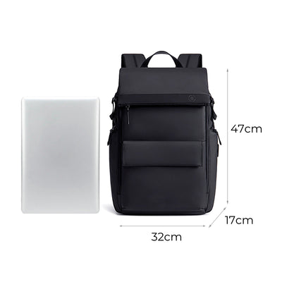 mochila urbanity especificações técnicas 47x32x17 39 litros 1.2kg oxford notebook 15.6 usb fone travelstrap 3 compartimentos preto cinza levatte