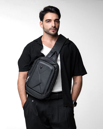 Bolsa Transversal Shoulder Bag Com Porta USB Modelo Venture Pro